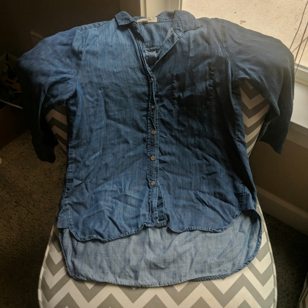 Cloth and stone chambray top